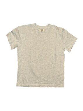 Buck Mason Short Sleeve Heavyweight Crew Tee - Heather Oat color.